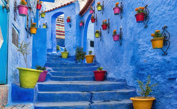 Blue City Streets