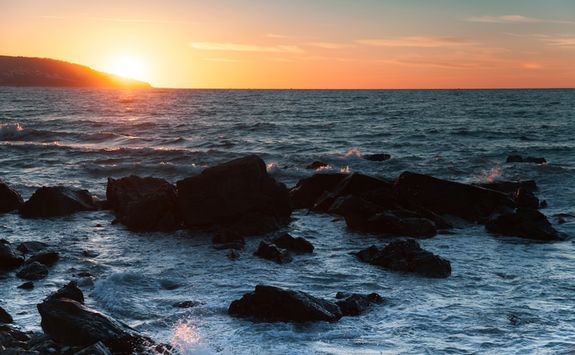 Sunset at Tangier Beach