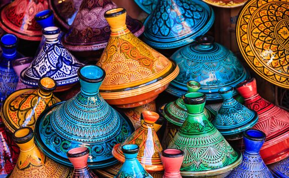 Colourful tagines