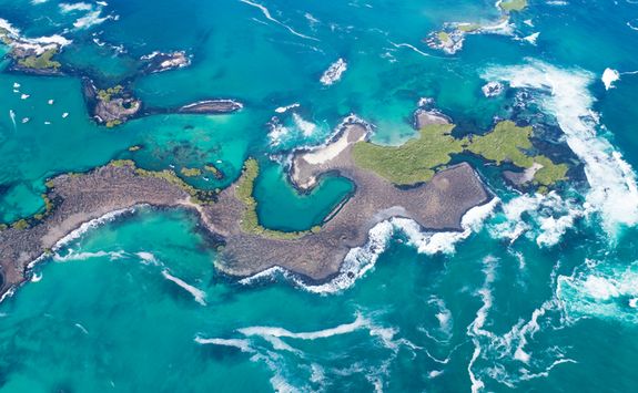 Galapagos aerial