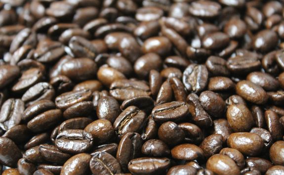 Roasted coffee beans