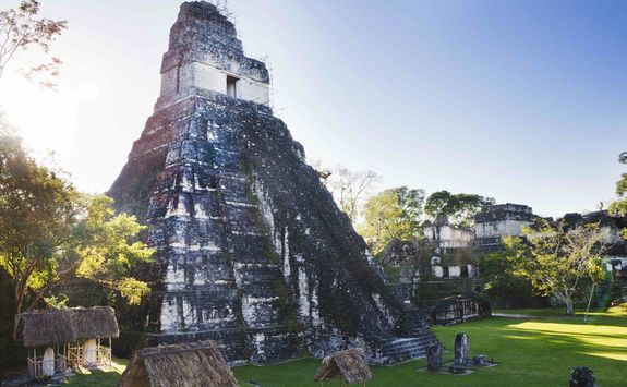 Tikal National Park sunset