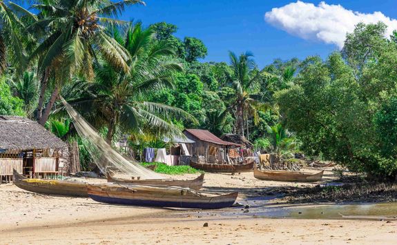 Beach at Nosy Iranja