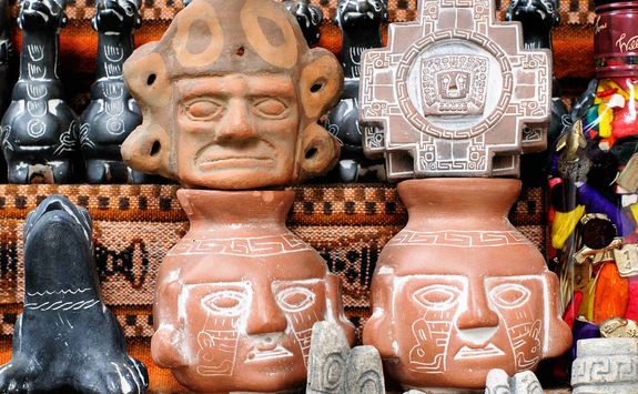 Traditional talisman in La Paz market