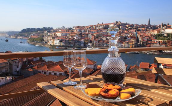 bottle of port