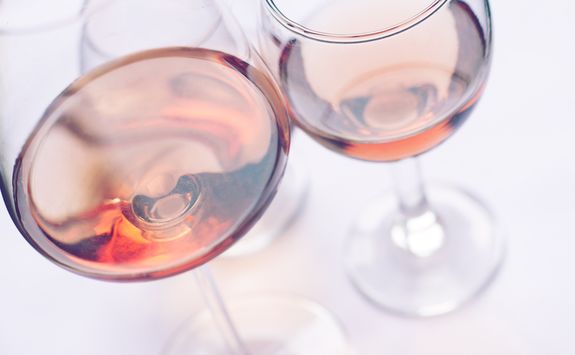 Glass of rose