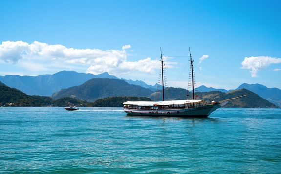 Yacht on Angra dos Reis