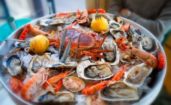 Sea food platter