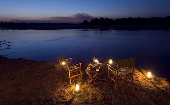 Sundowners by the river