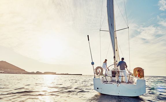yacht in Portugal
