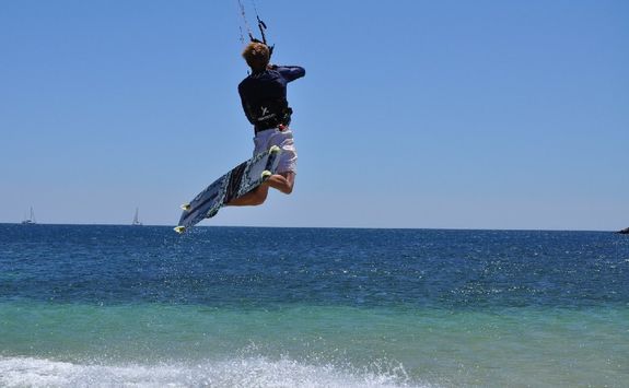 kitesurfing