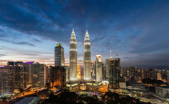 Kuala Lumpur at night