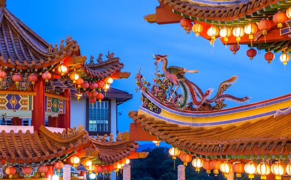 Temple lanterns