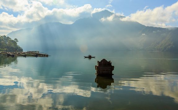 View of the lake