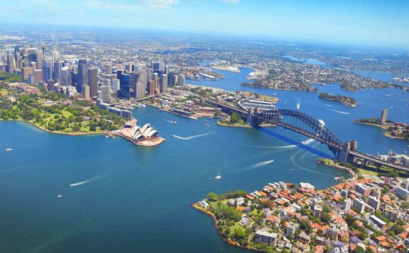 Aerial of Sydney