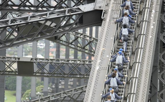 Climbing Sydney Harbour Bridge