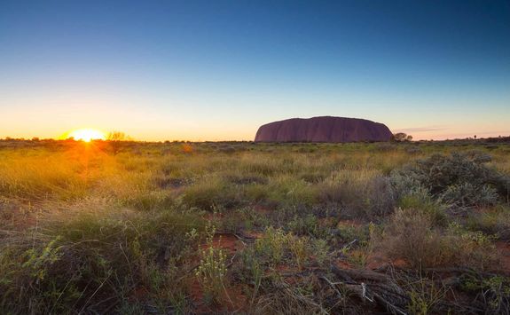 Uluru at sunrise