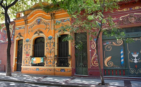 painted houses