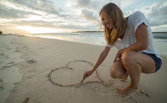 Beach drawing