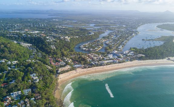 Noosa aerial view