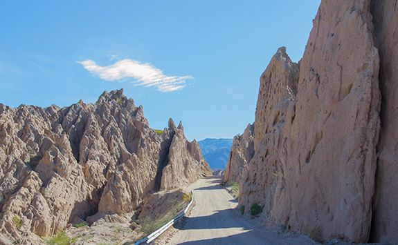 quebrada de las flechas or the 'arrow canyon'
