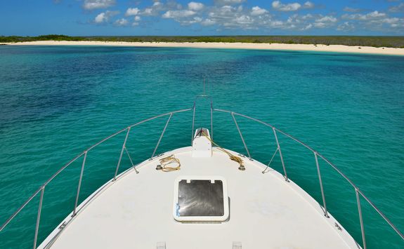 Boat in the Galapagos
