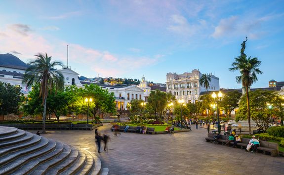 Quito's grande plaza