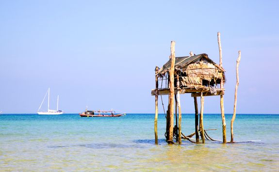 Stilted home in Burma