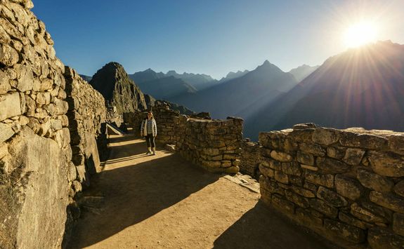 Exploring Machu Picchu