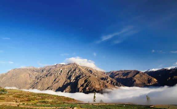 Fog in the Colca Canyon