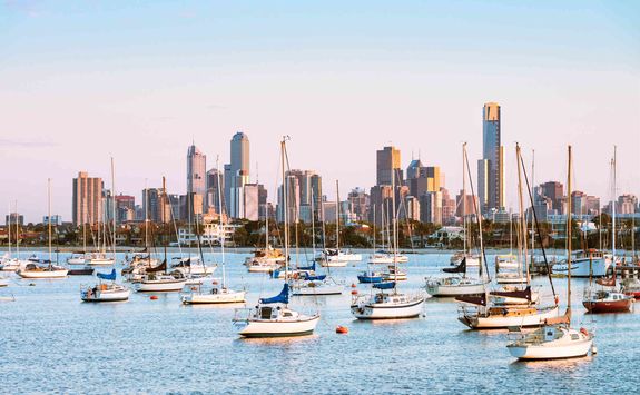 Boats at St Kilda