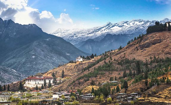 Mountain valley, Thumphu