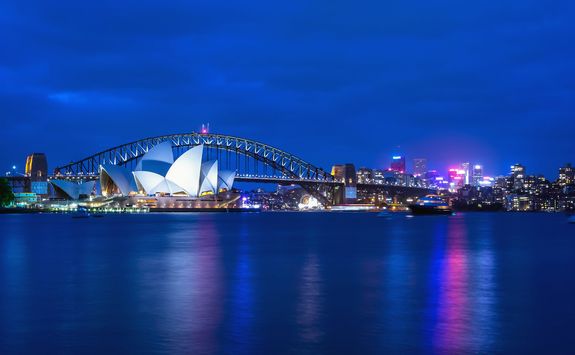 Sydney Opera House at twilight