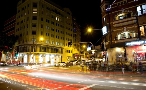 Sydney Street at Night