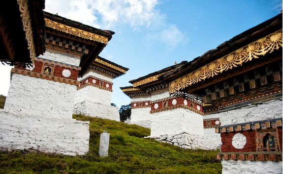White Pillars on a Hill