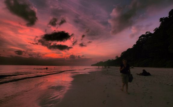 Sunset on Havelock Island