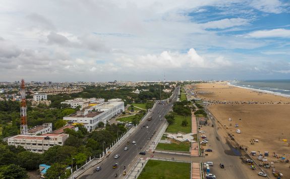 Aerial View of Channai