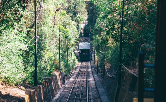 Funicular on a Hill