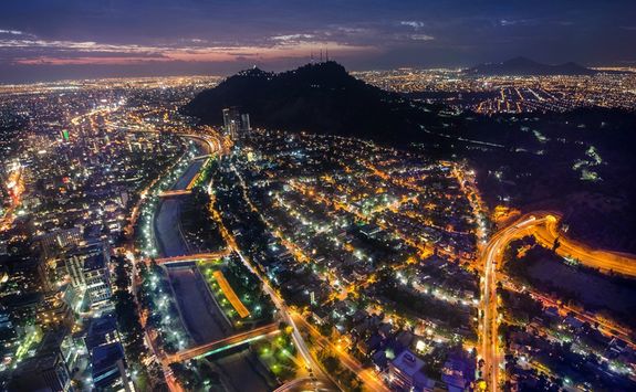 Santiago at Night