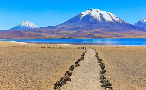 Trekking Path in the Desert