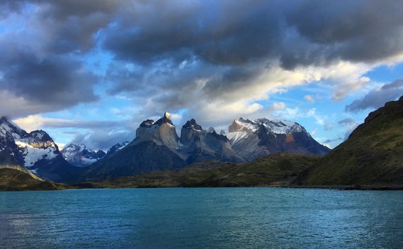 Grey Clouds above Mountains