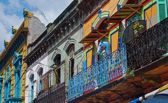 La Boca houses