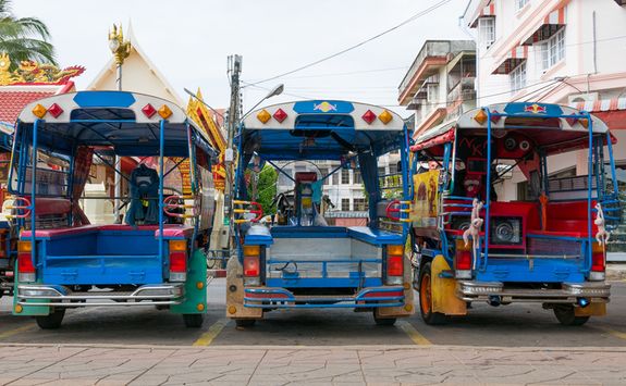 Tuk tuks in Bangkok