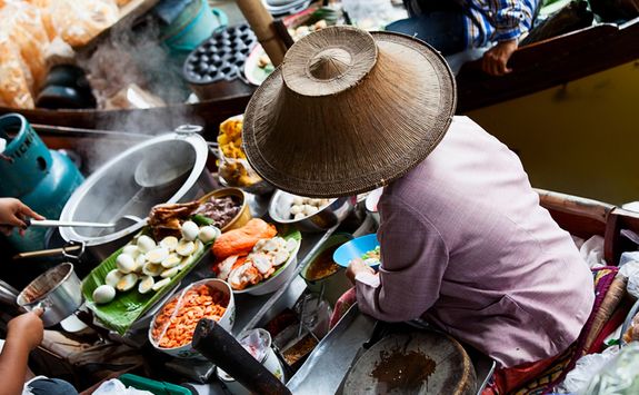 Bangkok food market