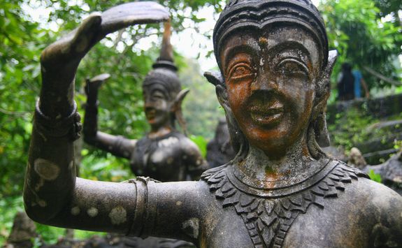 Magical garden in Koh Samui
