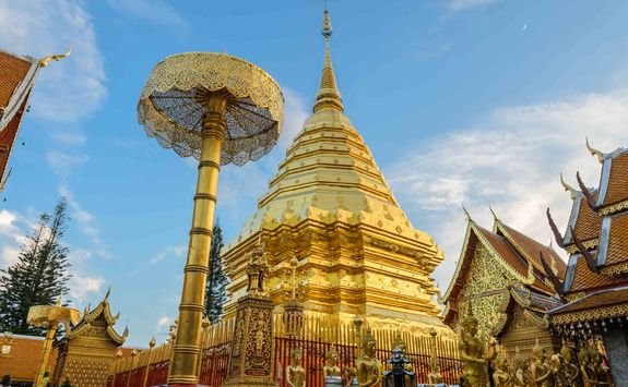 Doi Suthep golden stupa