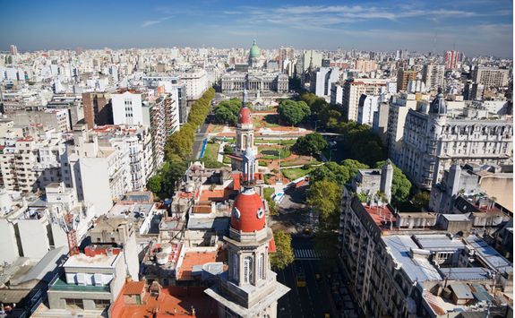 City skyline of Buenos Aires
