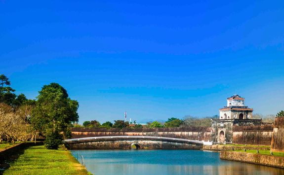 Hue Citadel in the sun