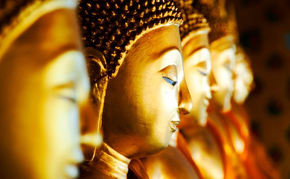 Golden buddhas