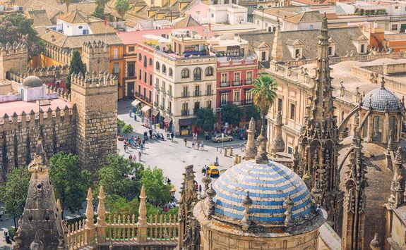 View from Seville's cathedral